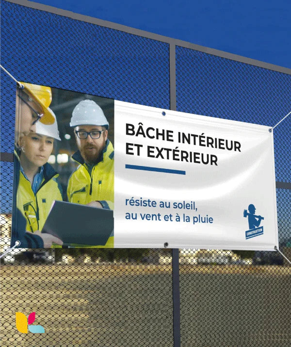 Bâche publicitaire 510 gr/m² M1