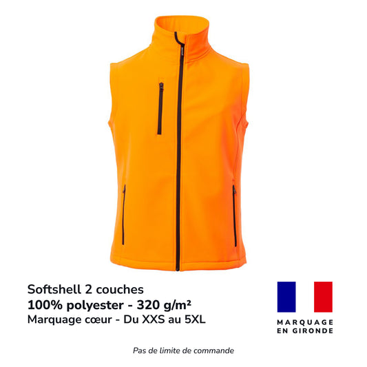 Softshell sans manches
