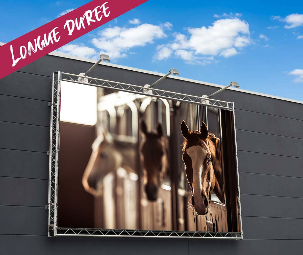 Bâche publicitaire 510 gr/m² M1
