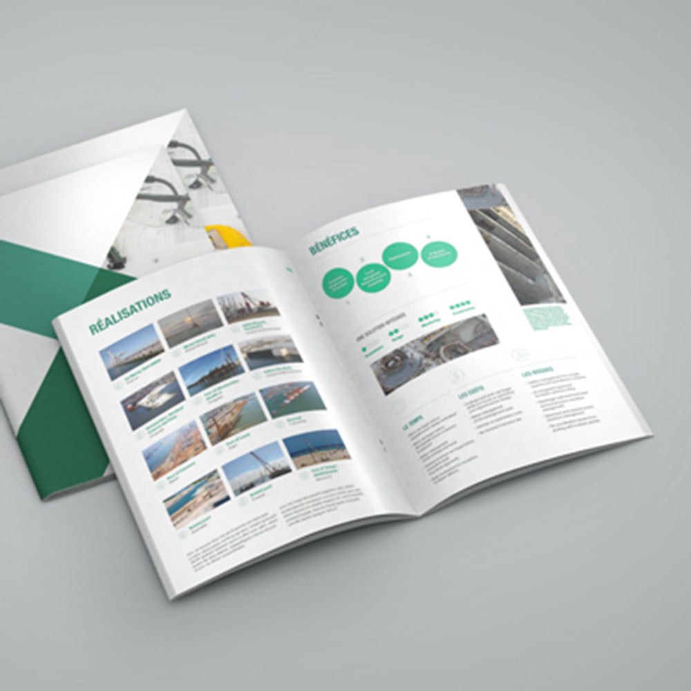 Brochure agraffée