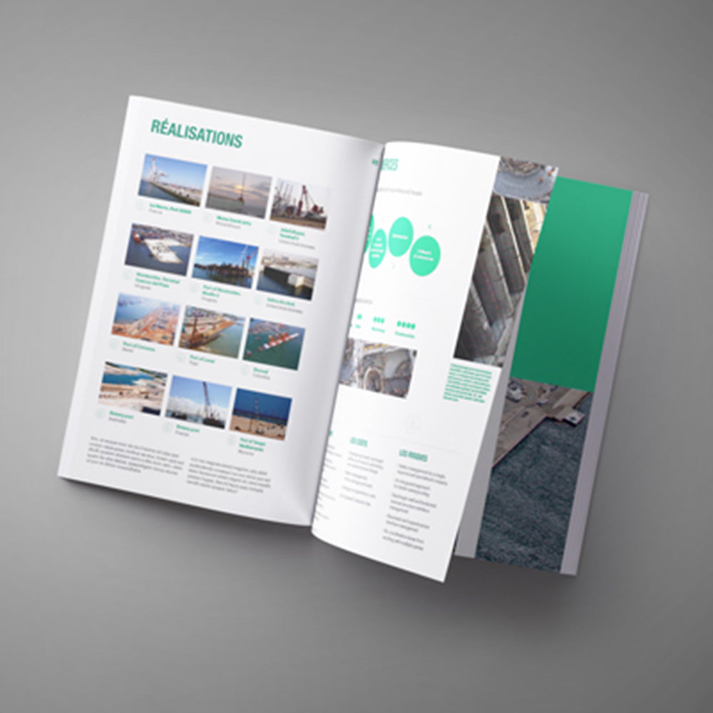 Brochure agraffée