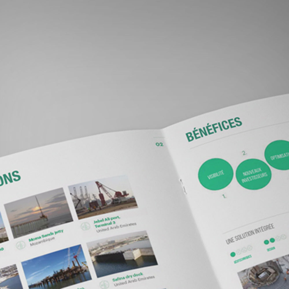 Brochure agraffée