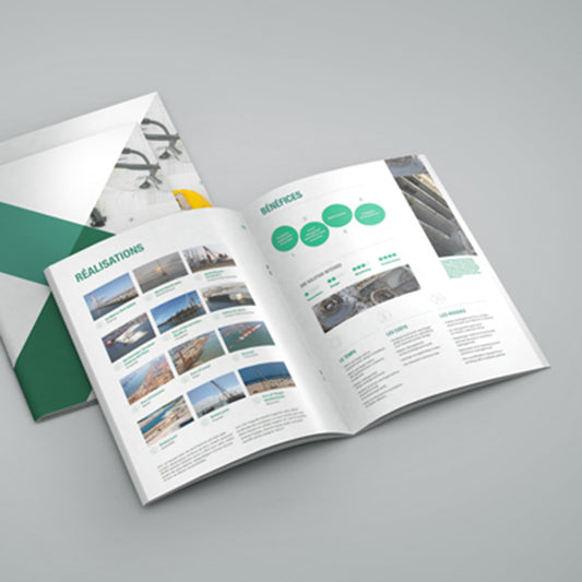 Brochure agraffée